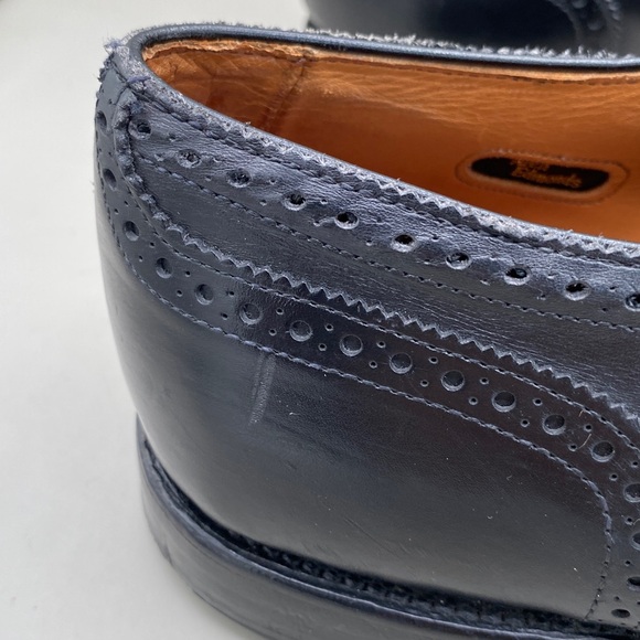 Classic Black Leather Men\'s Dress Shoes (LOT 419) main image 6